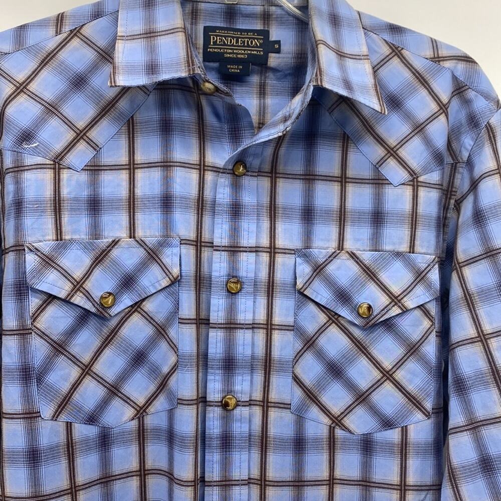 Pendleton Frontier Button-Up Pearl Snap Western O… - image 5